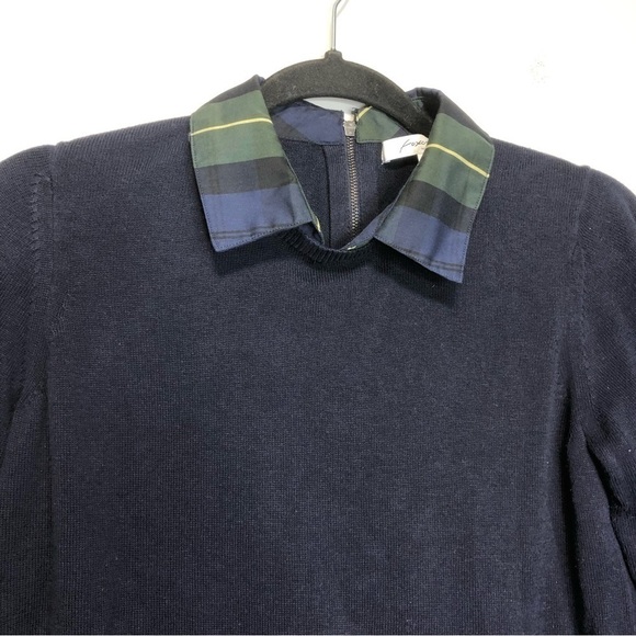 Foxcroft Layered Combo Tartan Sweater, size XS - Picture 3 of 12